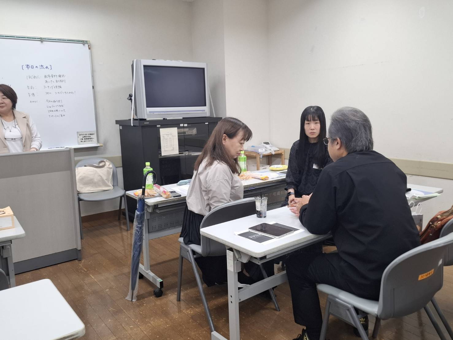 受講生同士でセッションを練習する様子（別の組）